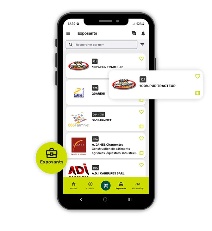 C'est aussi l'application indispensable pour visiter le Sommet de l'Élevage