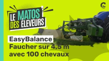 Le Matos des éleveurs l EasyBalance, faucher sur 4,5m avec 100 chevaux