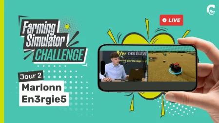 Farming Simulator Challenge | En direct du Sommet de l’Élevage avec ‪En3rgie5YT‬ 🎮🚜