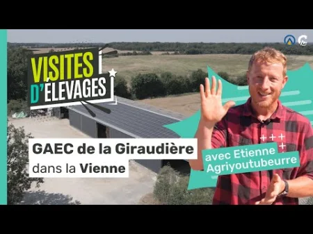 Visite d'élevage au GAEC de la Giraudière dans la Vienne avec @Etienneagriyoutubeur