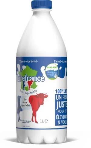 Bouteille 1L demi-écrémé