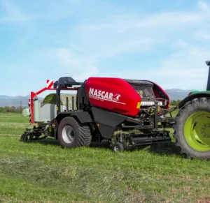 Presse à balles rondes combinée avec enrubanneuse MULTIWRAP 130