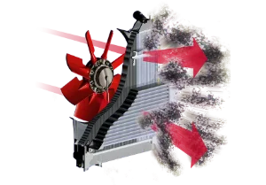 Ventilateur à pales réversibles