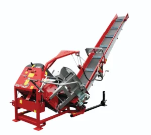 SOLOMAT AUTO - Scie circulaire à chevalet automatique incliné avec tapis