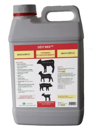Défi'Mix Multi Espèces - Aliment complémentaire liquide enrichi en oligo-éléments et algues marines