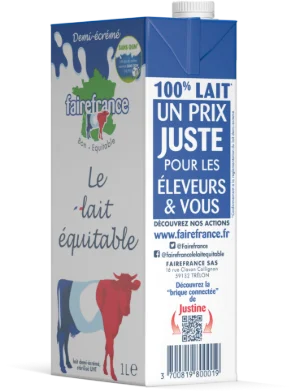 Brique 1L demi-écrémé