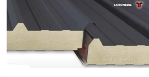 Panneaux de couverture avec isolant en mousse polyuréthane