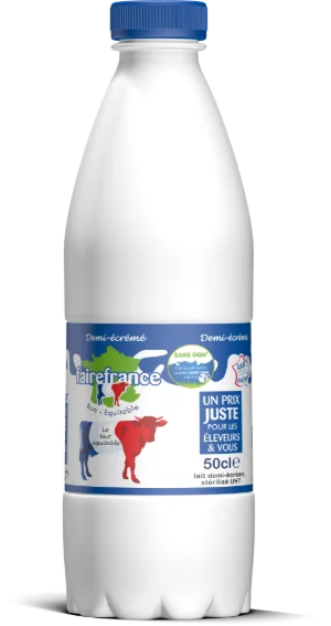 Bouteille 0,50CL demi-écrémé