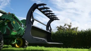 EasyShark - Benne à grappin à fermeture contre un mur